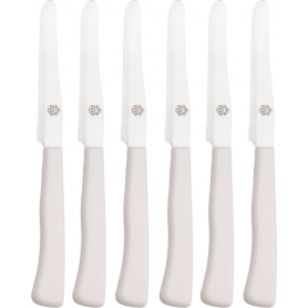 SET COLTELLI 6 PEZZI BIANCO