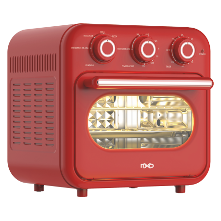 MXD - FORNO/FRIGGITRICE AD ARIA 2 IN 1 ROSSO