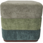 MD CASA - POUF OTTOMAN VERDE