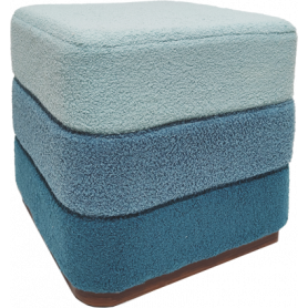 MD CASA - POUF OTTOMAN BLU