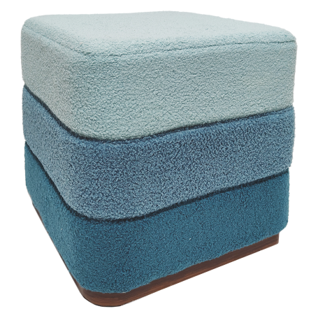 MD CASA - POUF OTTOMAN BLU