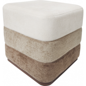 MD CASA - POUF OTTOMAN BEIGE