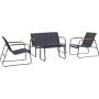 SET SALOTTINO SOFA DA ESTERNO 4PZ