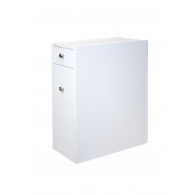 MOBILETTO SALVASPAZIO PER BAGNO IN MDF BIANCO
