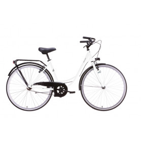 DENVER CITY - BICICLETTA OLANDA CIGNO 26'' BIANCO