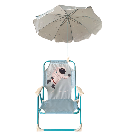SEDIA CON OMBRELLO PER BAMBINI 43X36X54.6CM