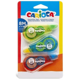CARIOCA CORRETTORE A NASTRO 3 PEZZI